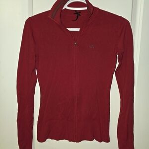 Guess Vibrant Red Zip-Up Jacket